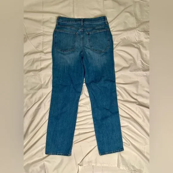 J.Crew High-Rise Classic Vintage Straight-Leg Jeans Size 28 Medium Wash G7007 - Picture 11 of 11